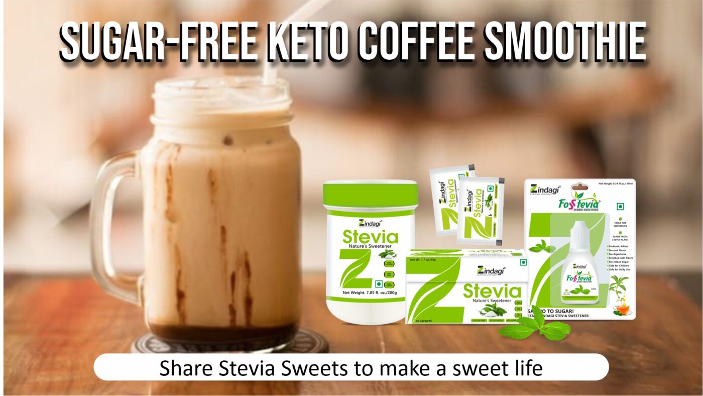 Sugar free Keto Coffee Smoothie. 